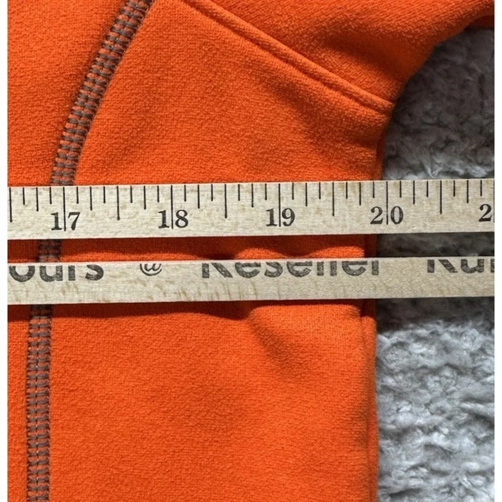 Under Armour Pullover Orange‎ Mens Small 1/4 Zip Long Sleeve Athletic Top